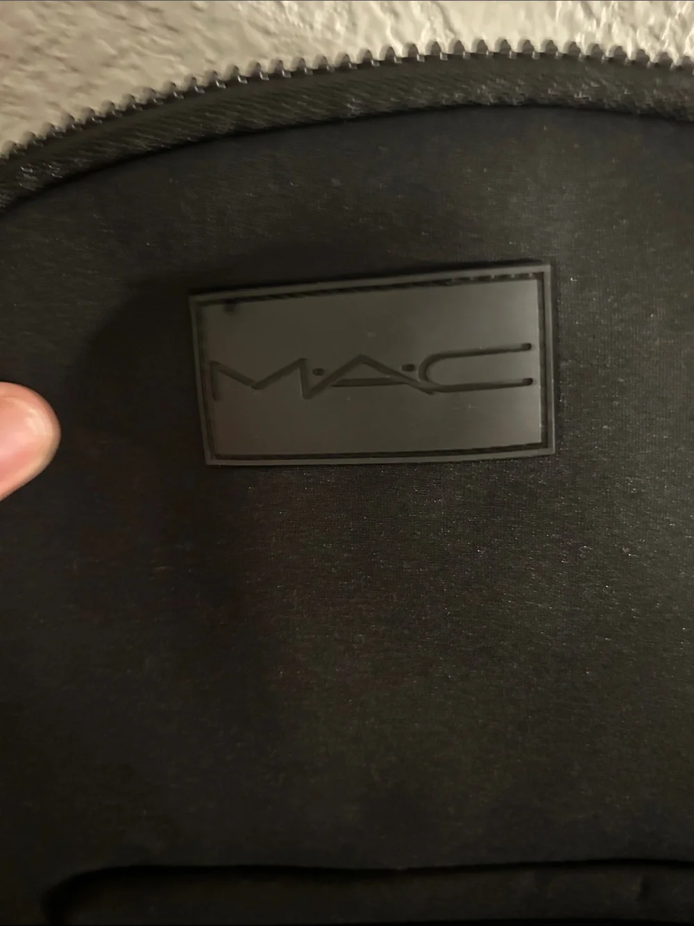 MAC Cosmetics Small Black neoprene Backpack with Free Gift!
